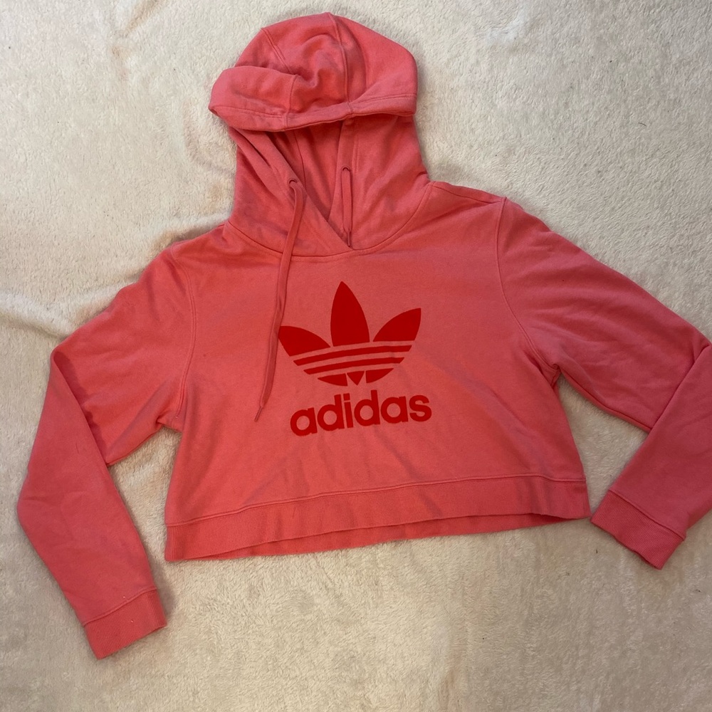 Adidas crop hoodie